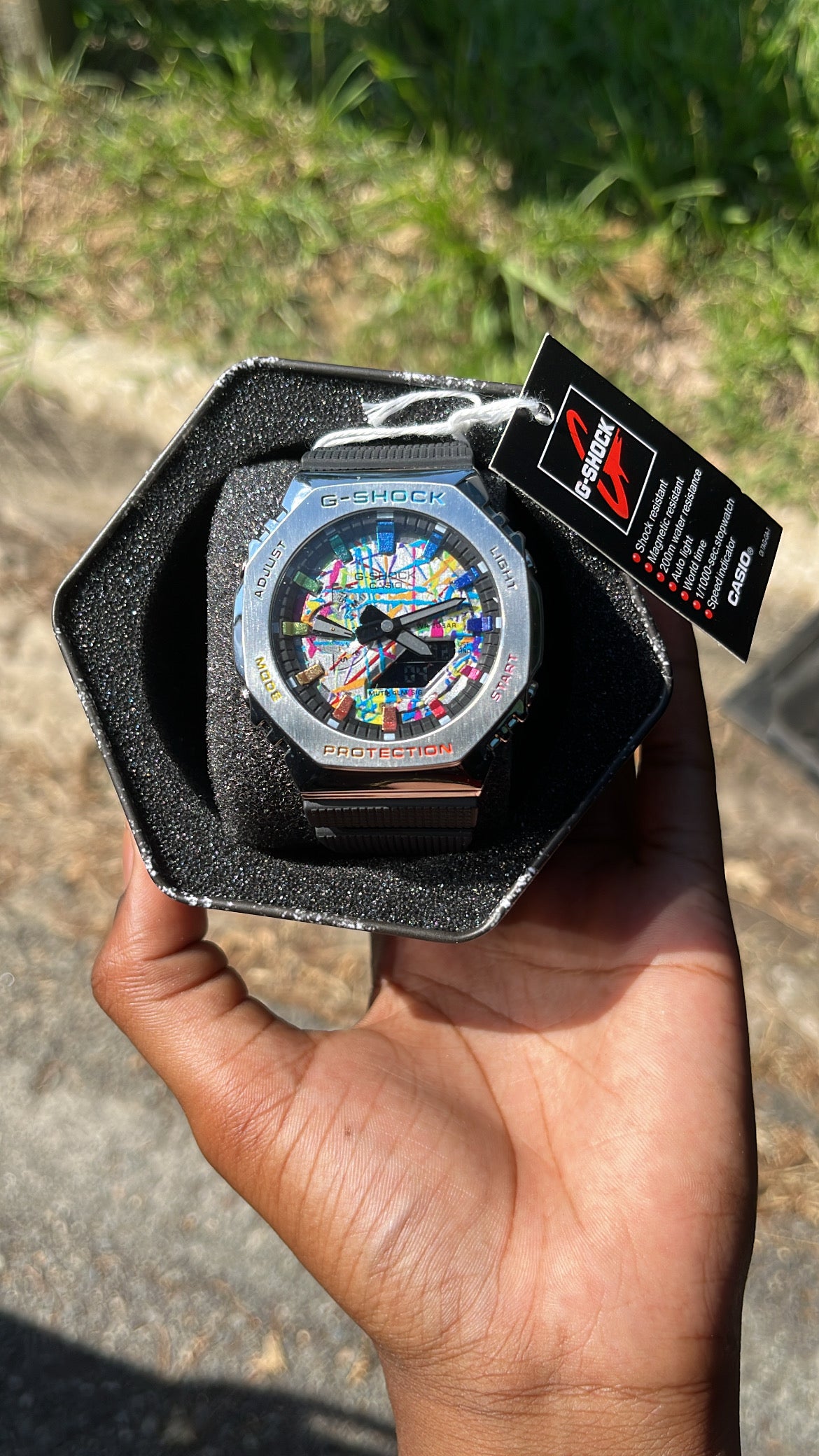 Silver/Tropical