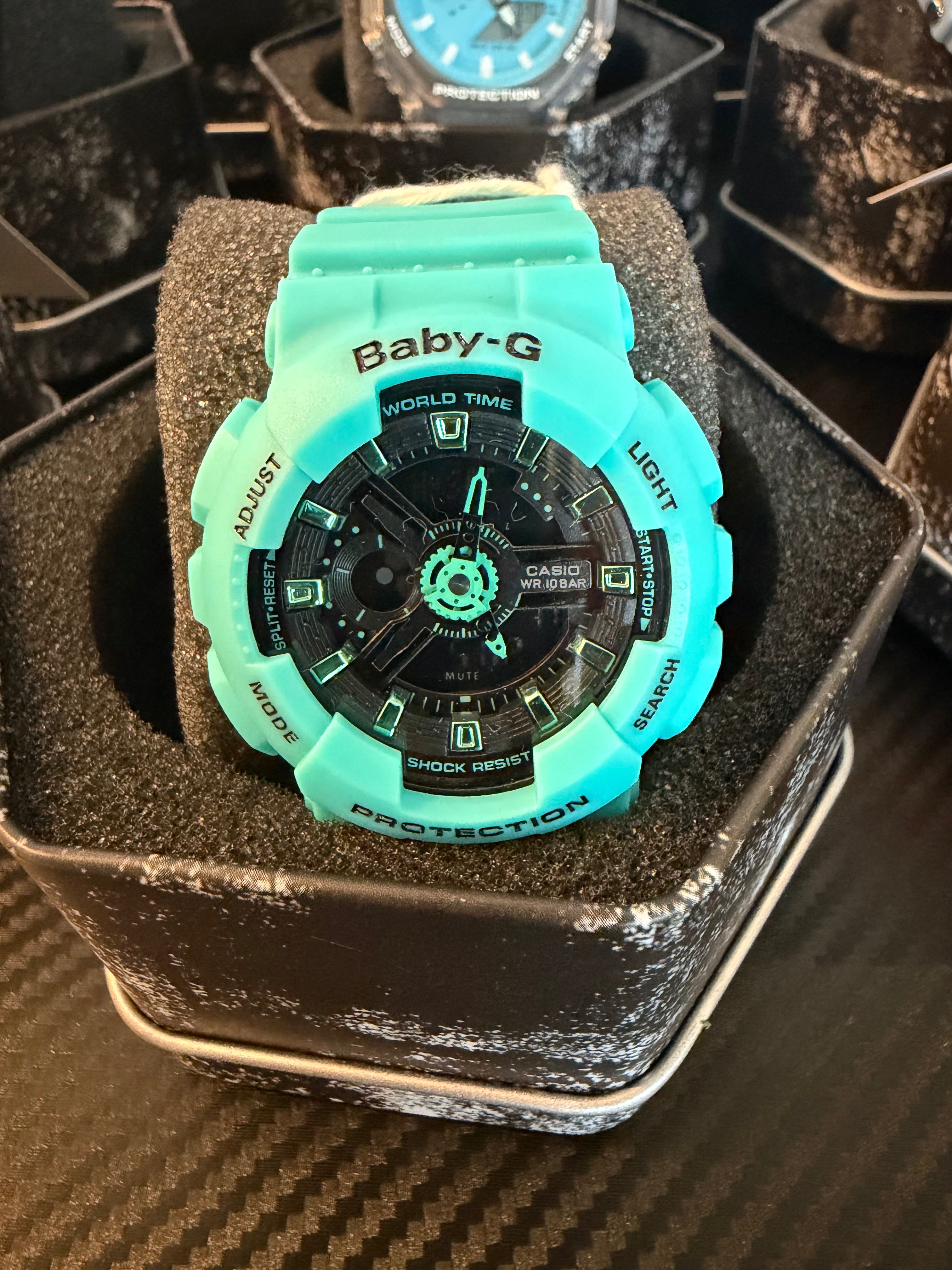 Turquoise/black Baby-G